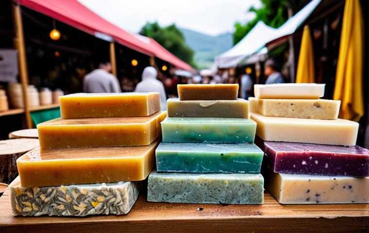 천연비누 베이스 제작법 - Professional Soap Maker**

"A professional woman in a modest, long-sleeved blouse and apron, careful...